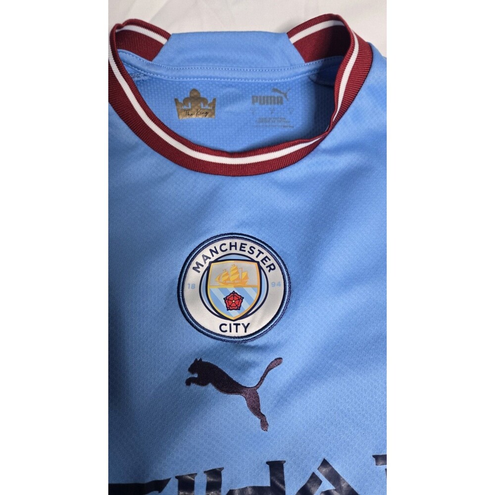 Manchester City Home Jersey Kit 2022/2023 Season Size S Soccer Futbol EPL